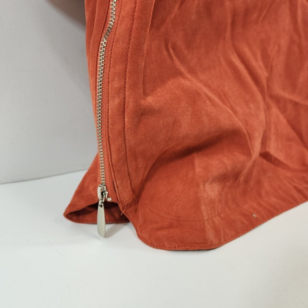 FNR Fanero Orange Lightweight Oversize Jacket Size 46 Poland 90s Fashion - Picture 12 of 14